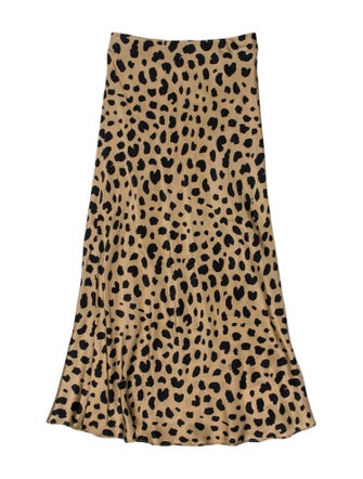 Réalisation Par Silk Knee-Length Skirt