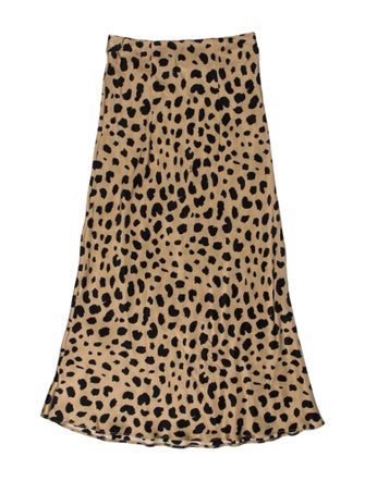 Réalisation Par Silk Knee-Length Skirt