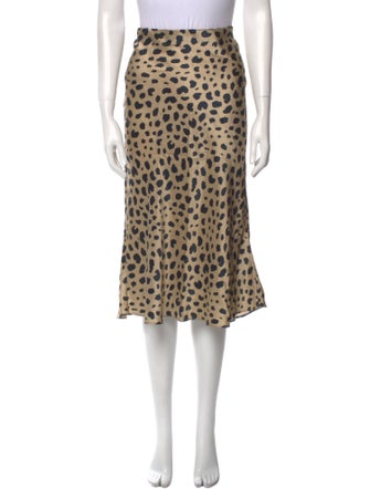 Réalisation Par Silk Midi Length Skirt