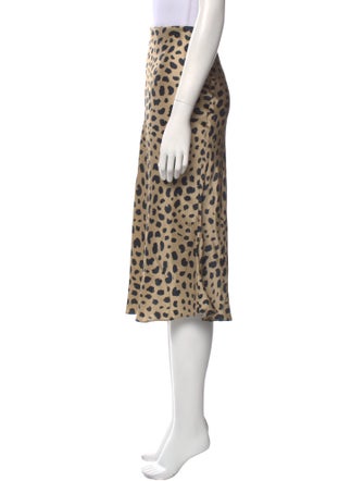 Réalisation Par Silk Midi Length Skirt