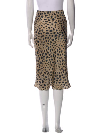 Réalisation Par Silk Knee-Length Skirt