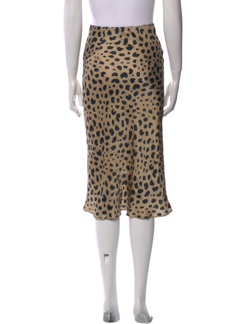 Réalisation Par Silk Knee-Length Skirt