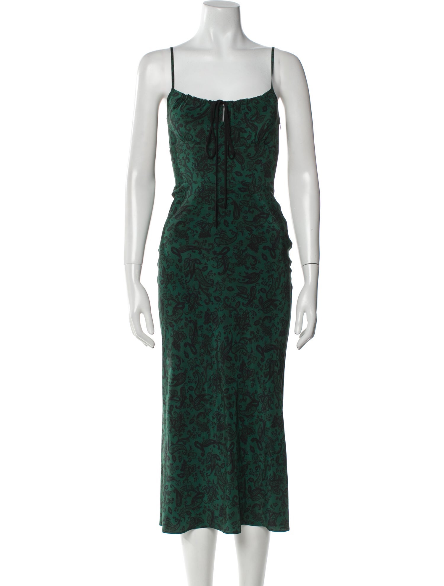 Réalisation Par Silk Midi Length Dress