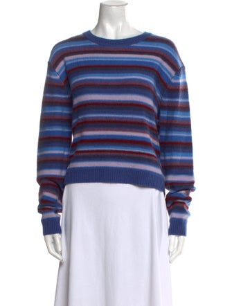 Réalisation Par Striped Scoop Neck Sweater