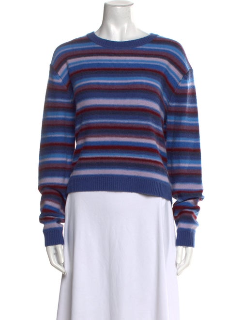 Réalisation Par Striped Scoop Neck Sweater