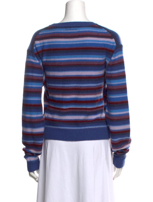 Réalisation Par Striped Scoop Neck Sweater