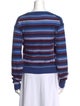 Réalisation Par Striped Scoop Neck Sweater