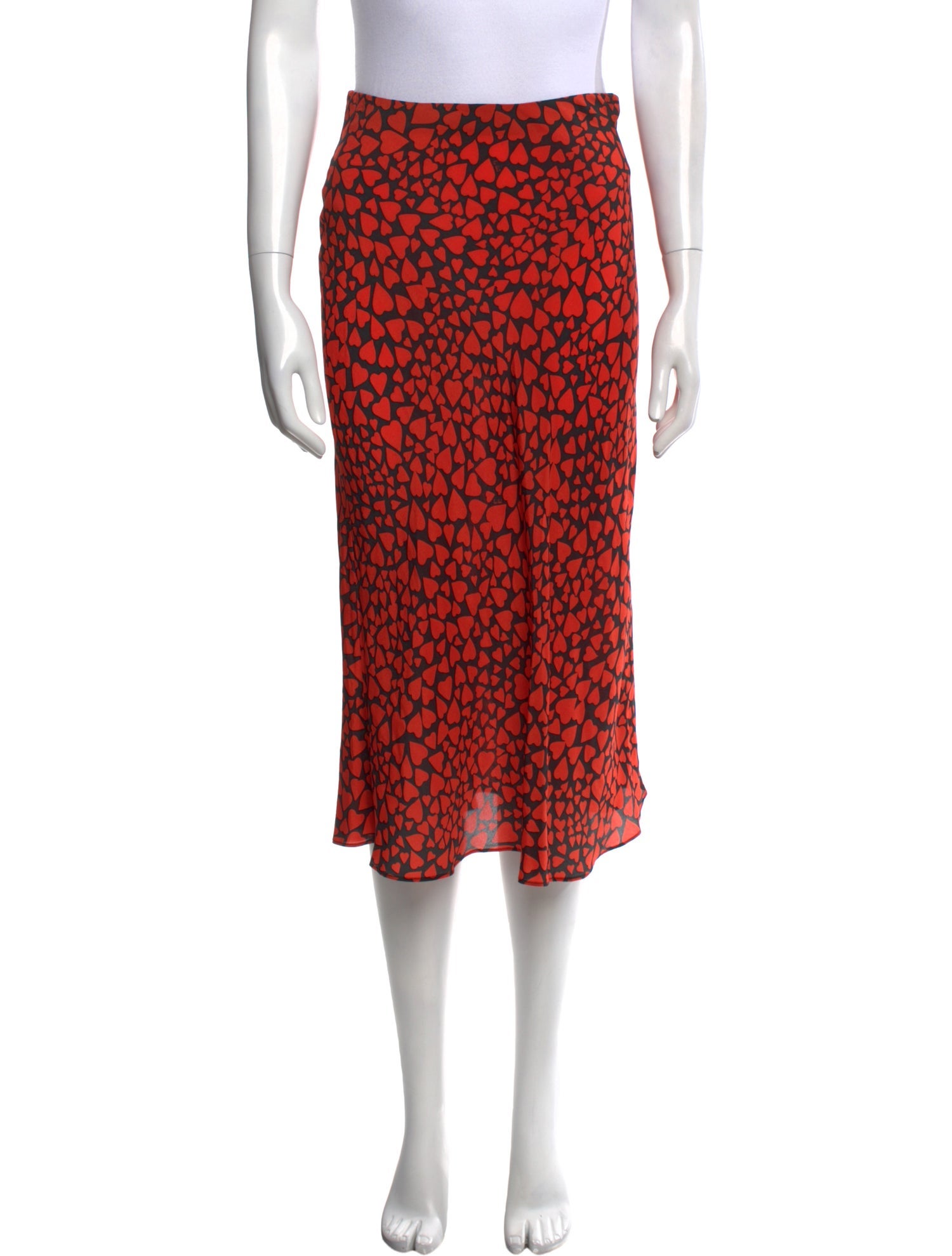 Réalisation Par Silk Midi Length Skirt