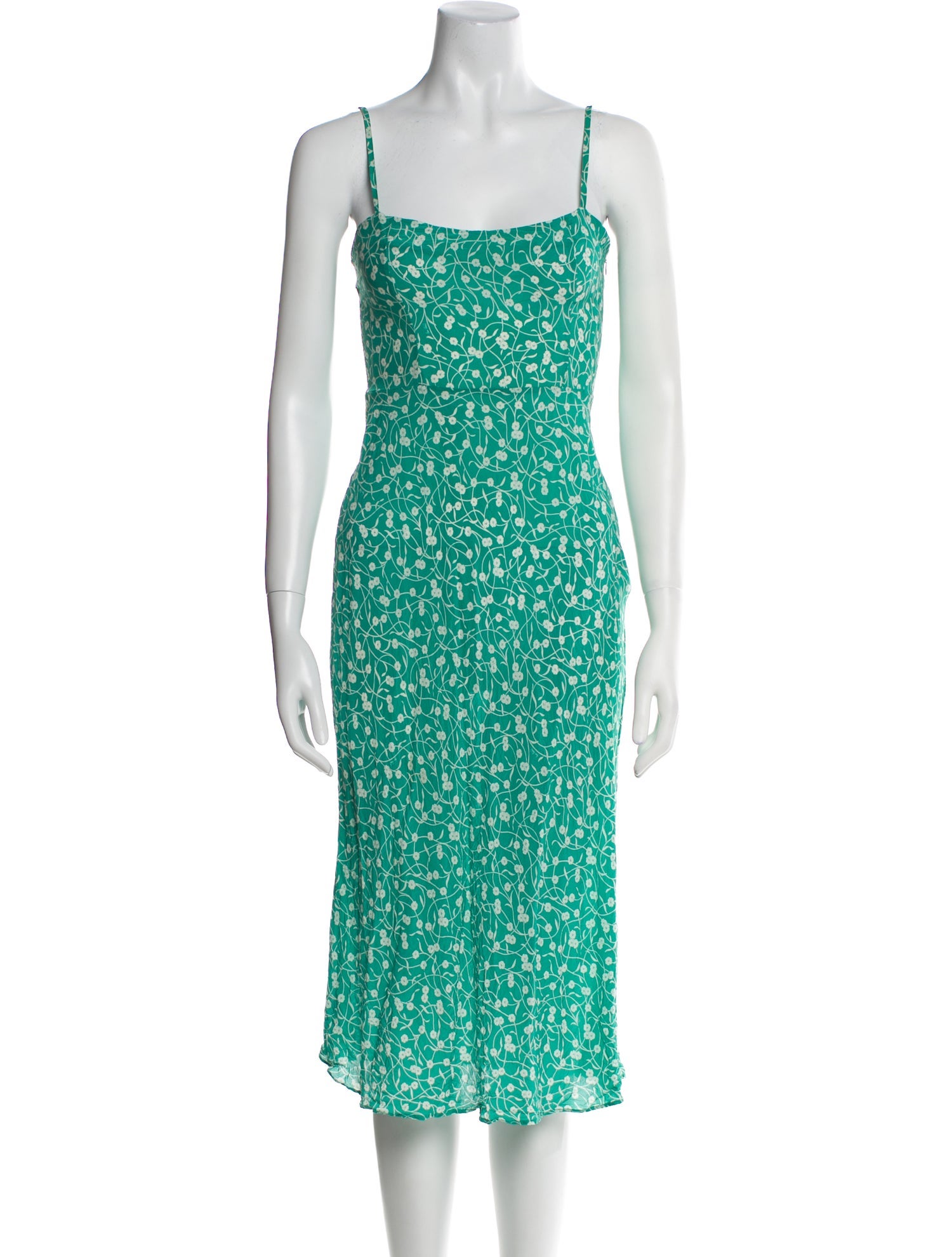 Réalisation Par Silk Midi Length Dress