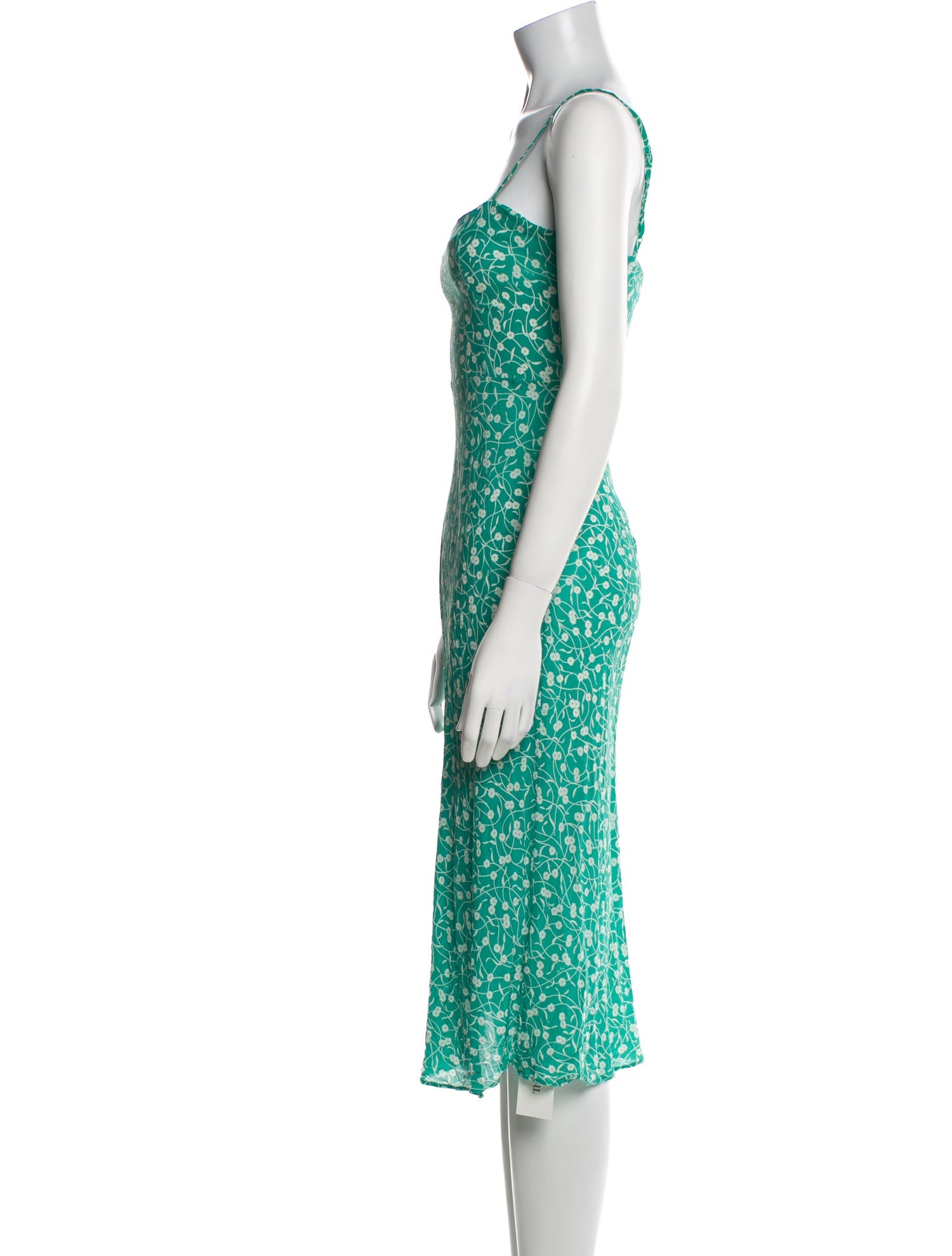 Réalisation Par Silk Midi Length Dress