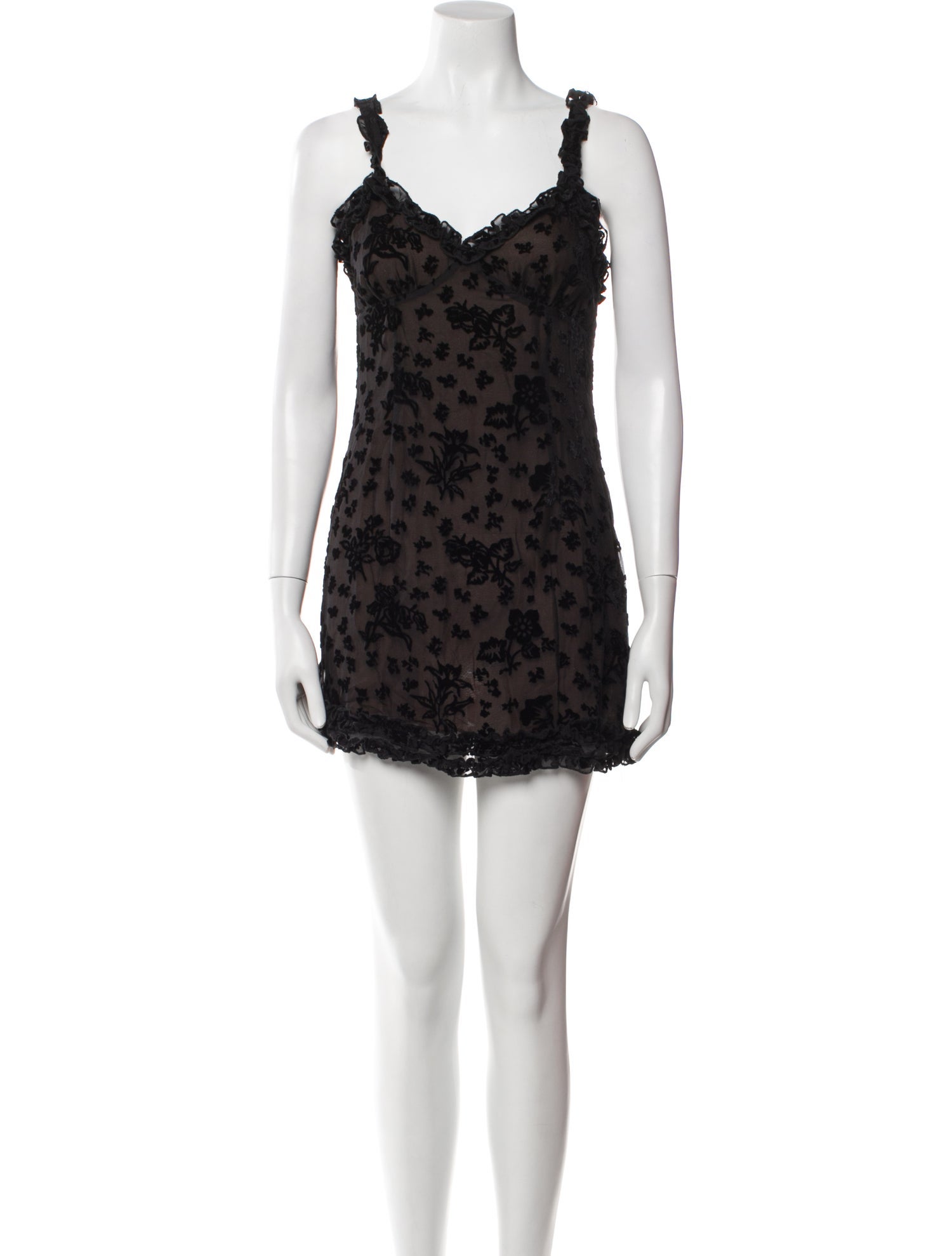 Réalisation Par Lace Pattern Mini Dress w/ Tags