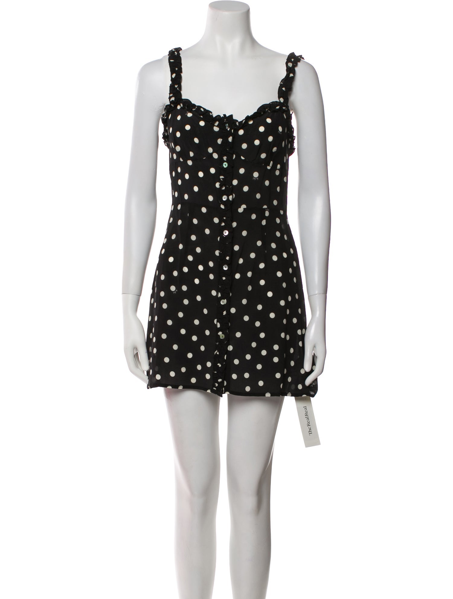 Réalisation Par Silk Polka Dot Print Tunic