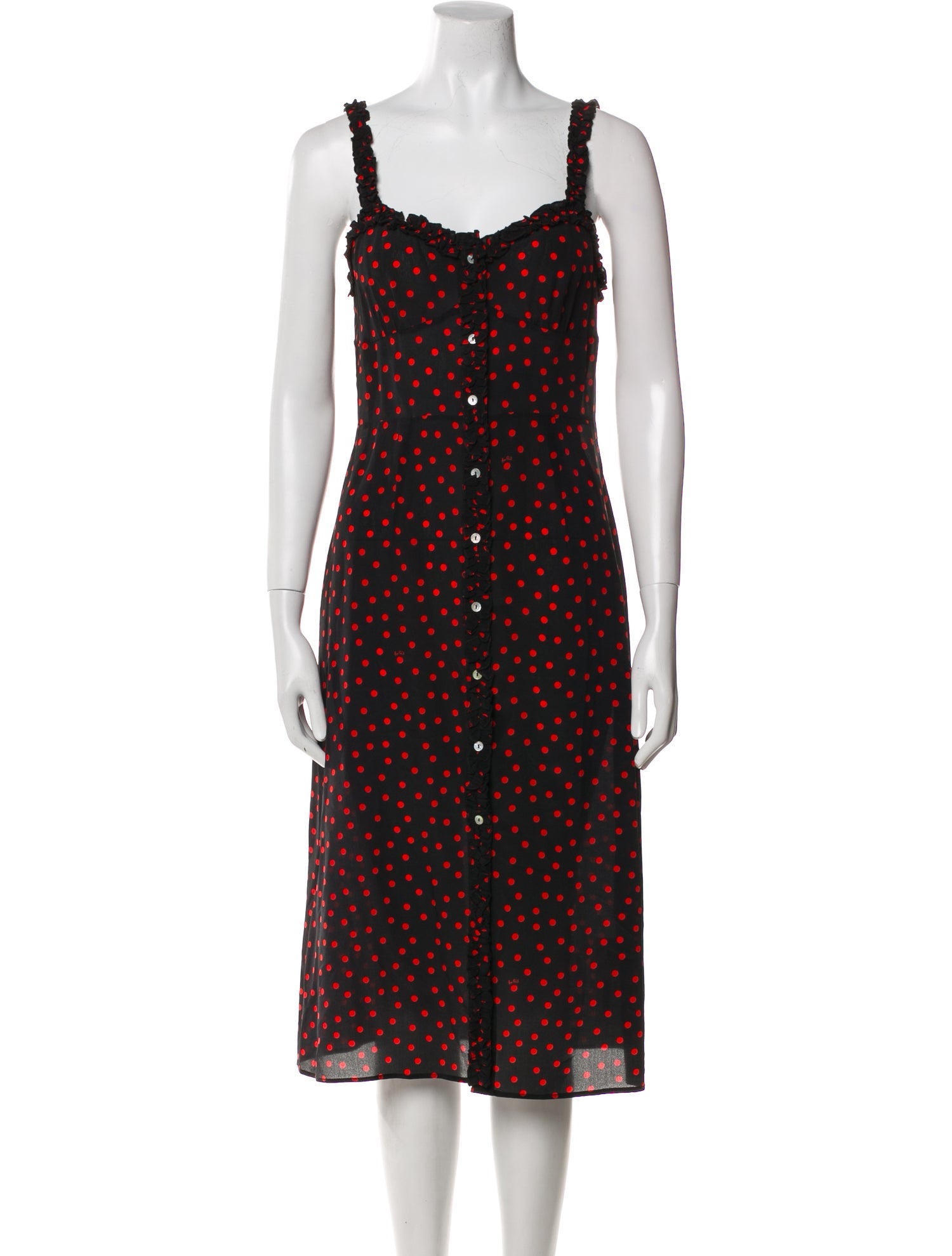 Réalisation Par Silk Midi Length Dress