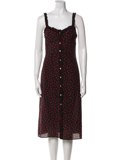 Réalisation Par Silk Midi Length Dress