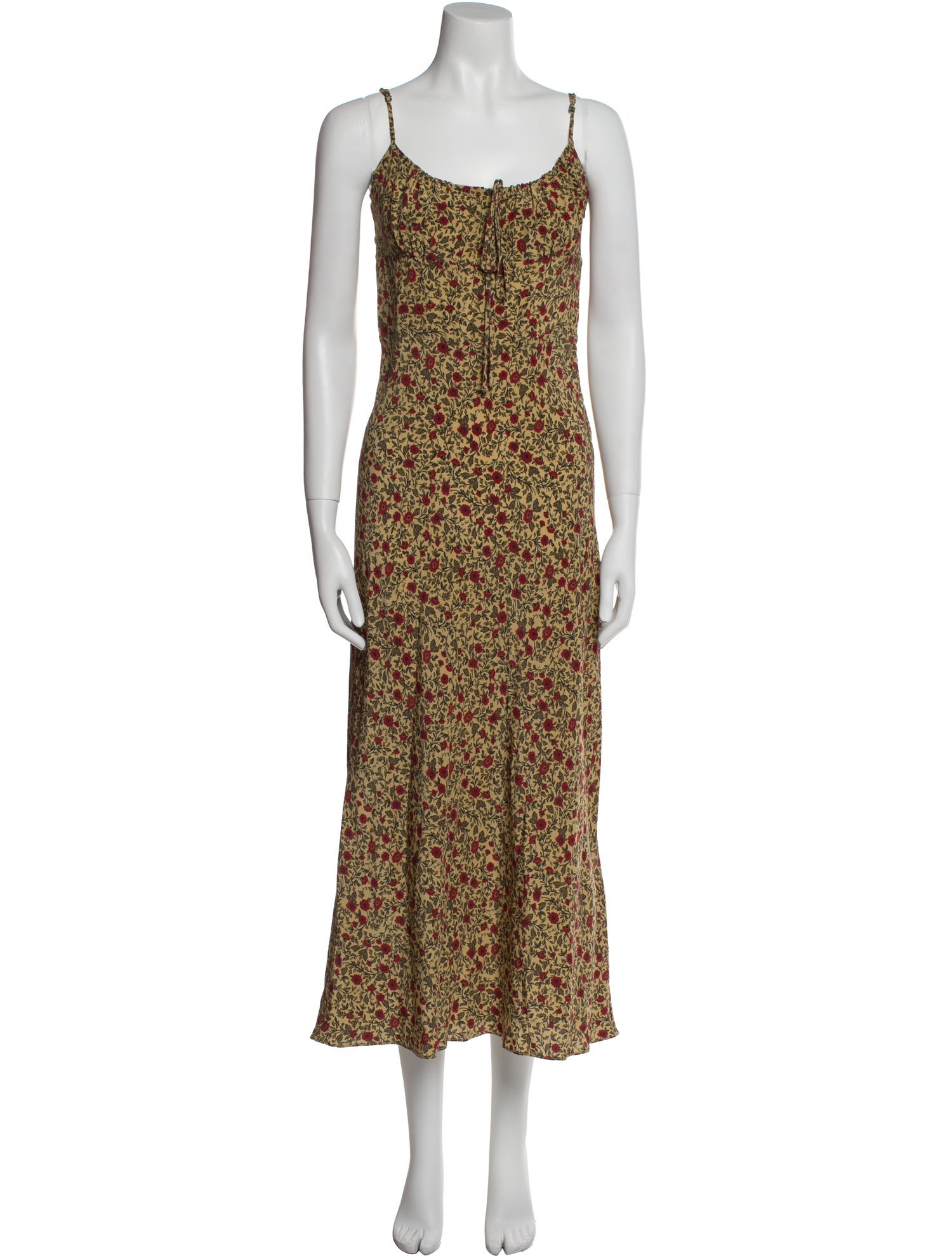 Réalisation Par Silk Midi Length Dress