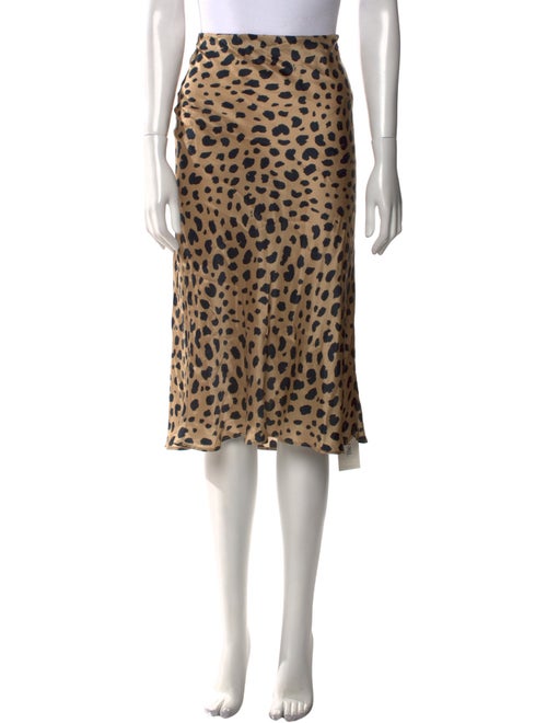 Réalisation Par Silk Knee-Length Skirt