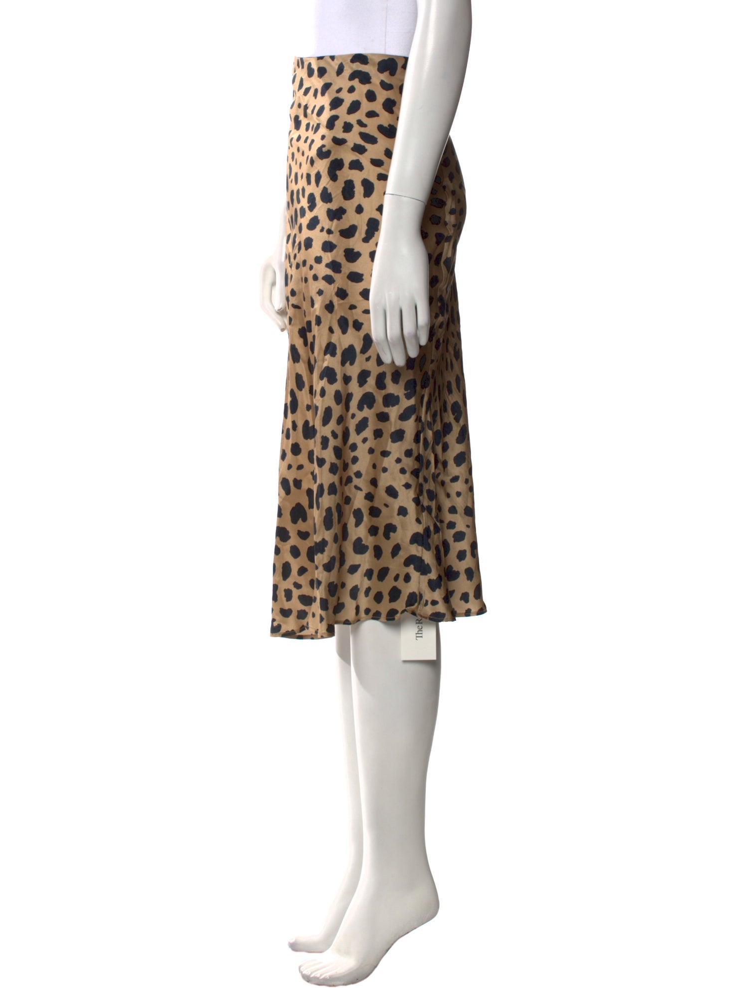 Réalisation Par Silk Knee-Length Skirt