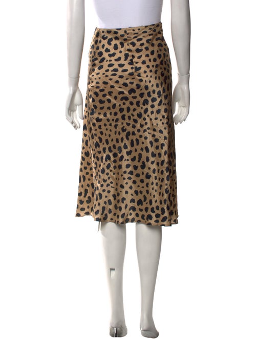 Réalisation Par Silk Knee-Length Skirt