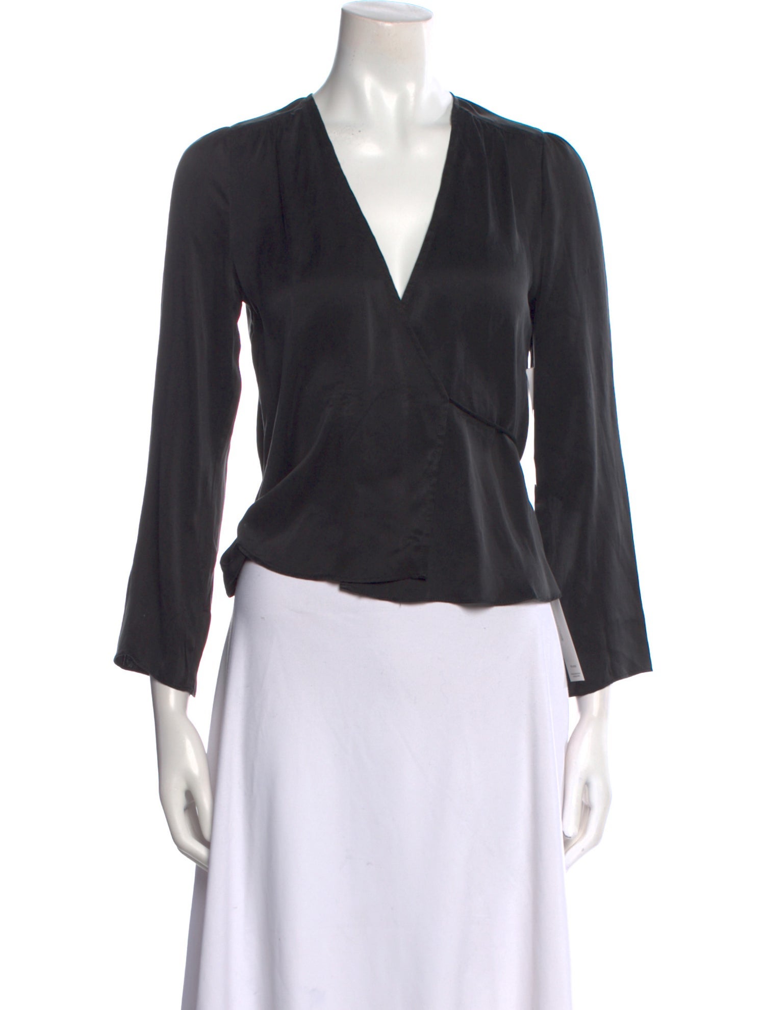 Réalisation Par Silk V-Neck Crop Top