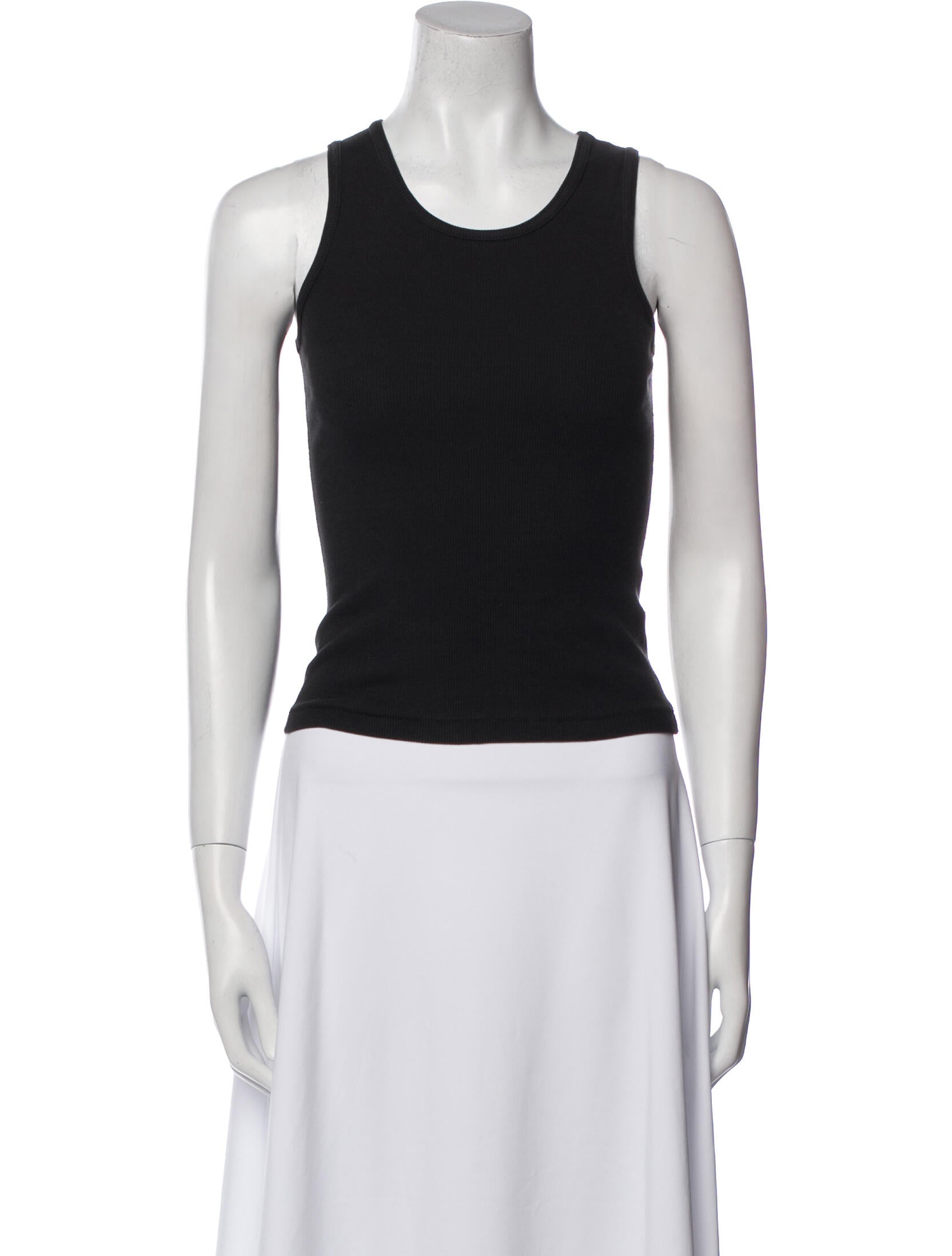 Réalisation Par Scoop Neck Sleeveless Top