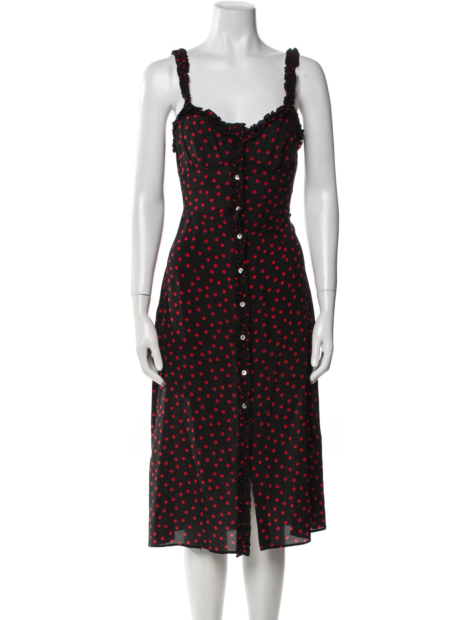 Réalisation Par Silk Midi Length Dress