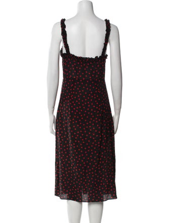 Réalisation Par Silk Midi Length Dress