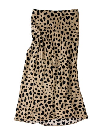 Réalisation Par Silk Knee-Length Skirt