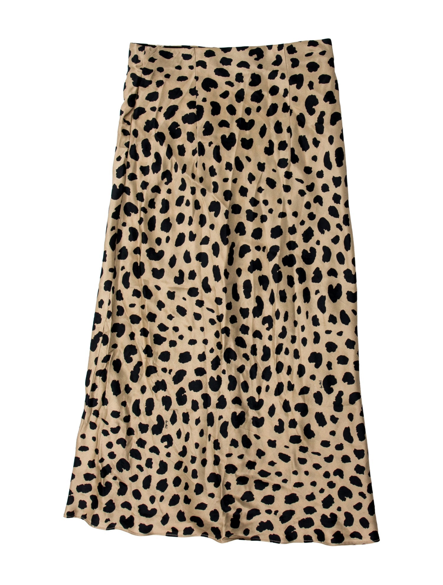 Réalisation Par Silk Knee-Length Skirt