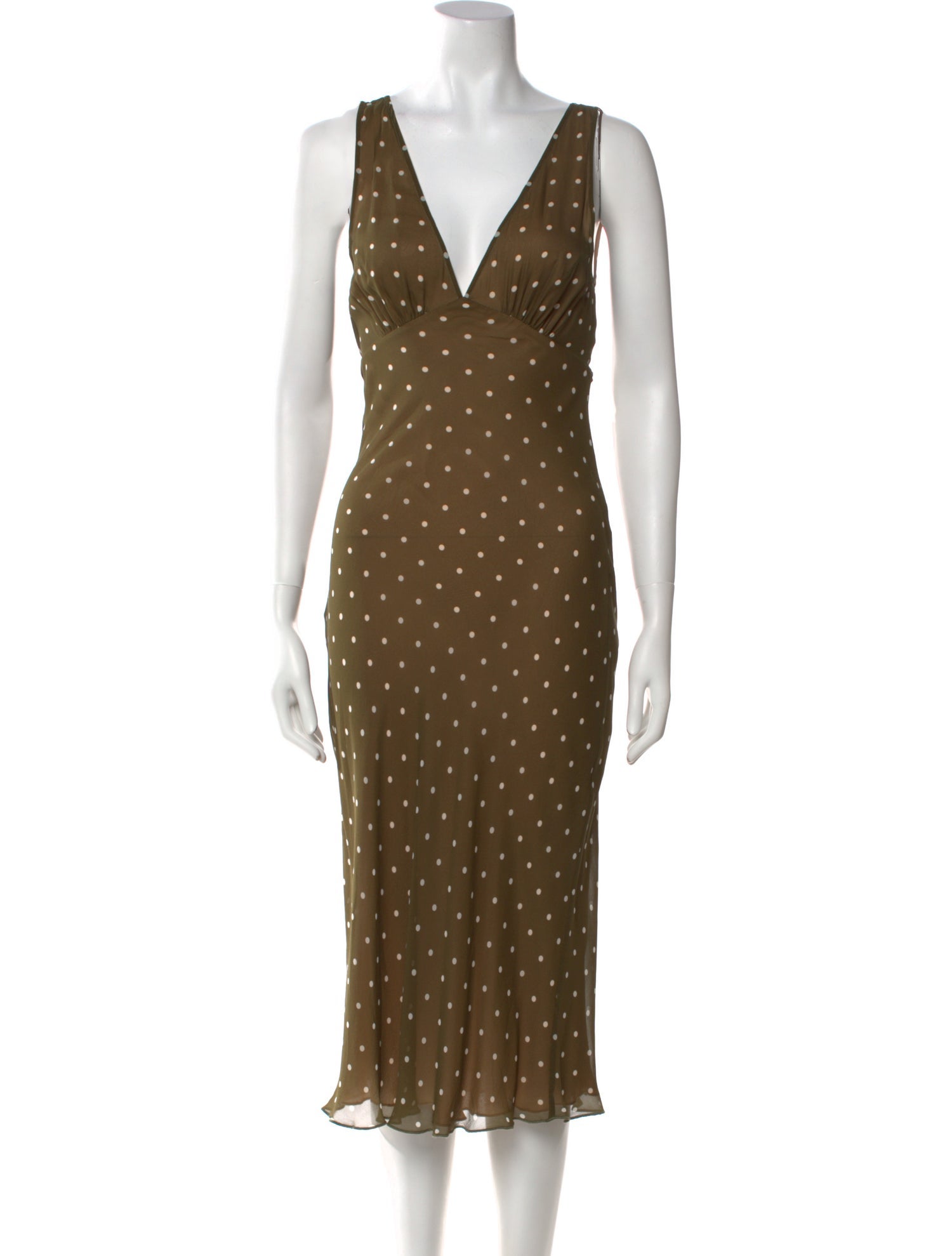 Réalisation Par Silk Midi Length Dress