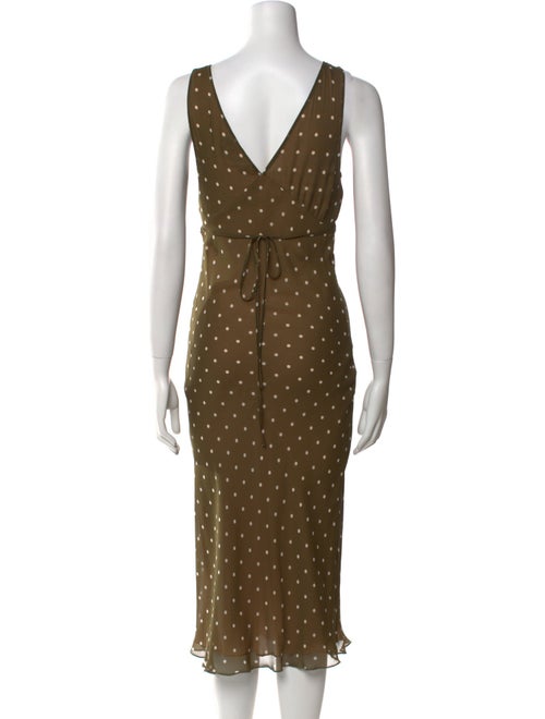 Réalisation Par Silk Midi Length Dress