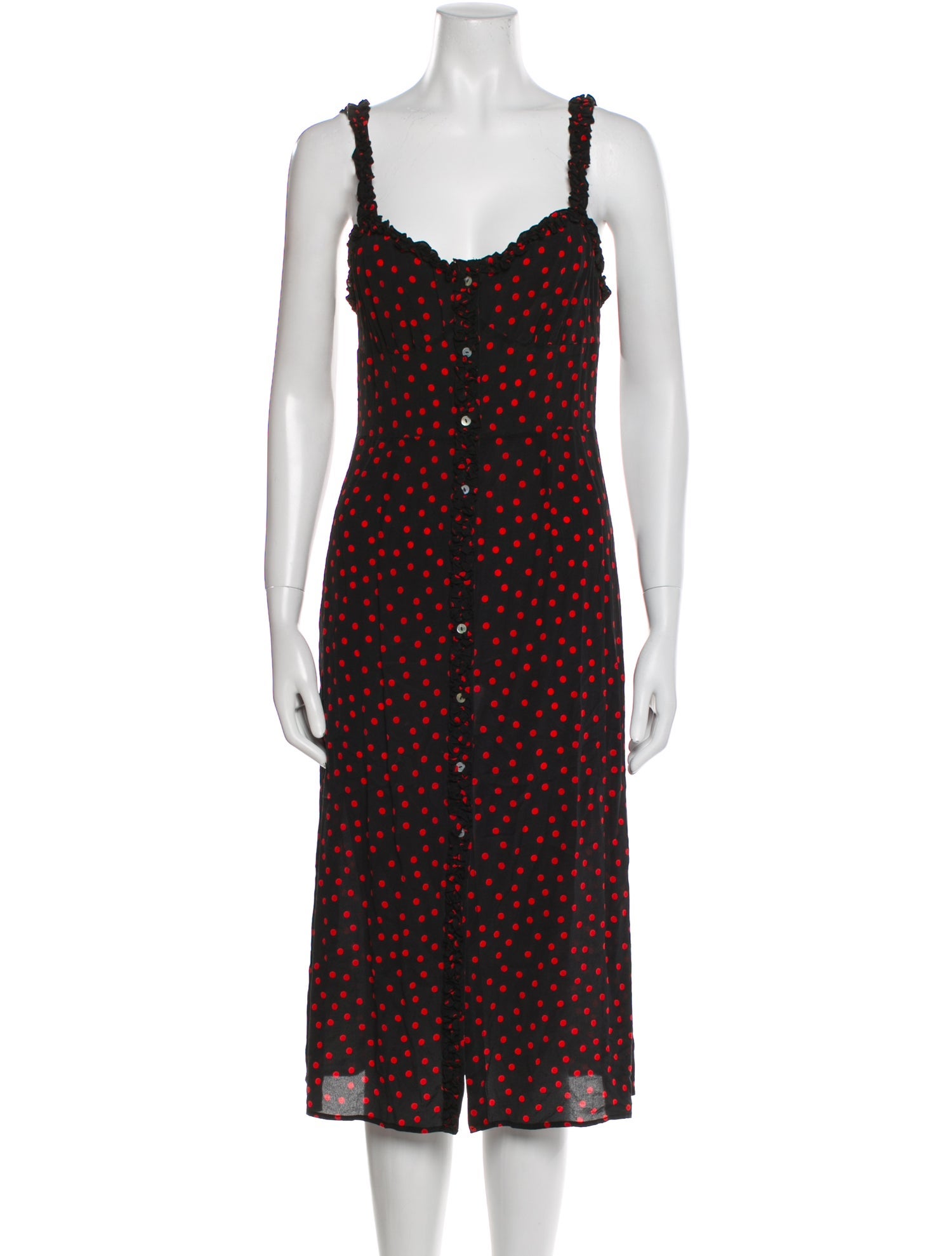 Réalisation Par Silk Midi Length Dress