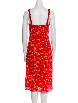 Réalisation Par Silk Midi Length Dress