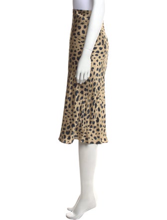 Réalisation Par Silk Midi Length Skirt