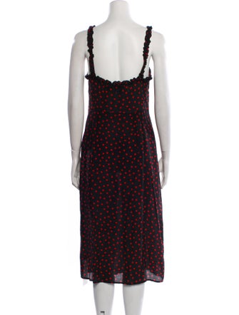 Réalisation Par Silk Midi Length Dress