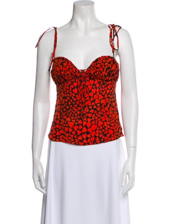 Réalisation Par Silk Printed Top