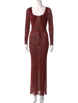 Réalisation Par Silk Long Dress