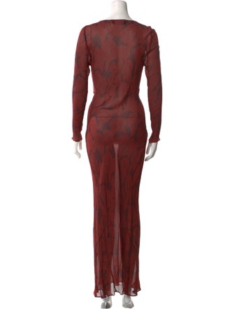 Réalisation Par Silk Long Dress