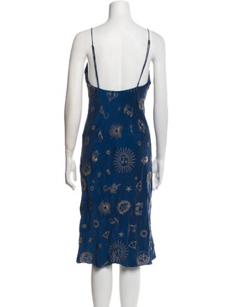 Réalisation Par Silk Midi Length Dress