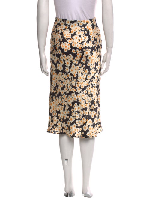 Réalisation Par Silk Knee-Length Skirt
