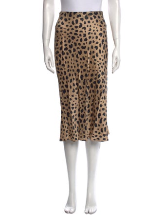 Réalisation Par Silk Knee-Length Skirt