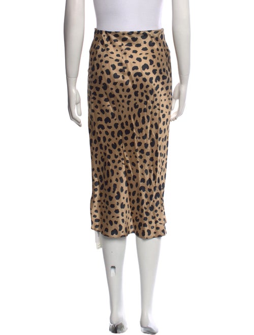 Réalisation Par Silk Knee-Length Skirt