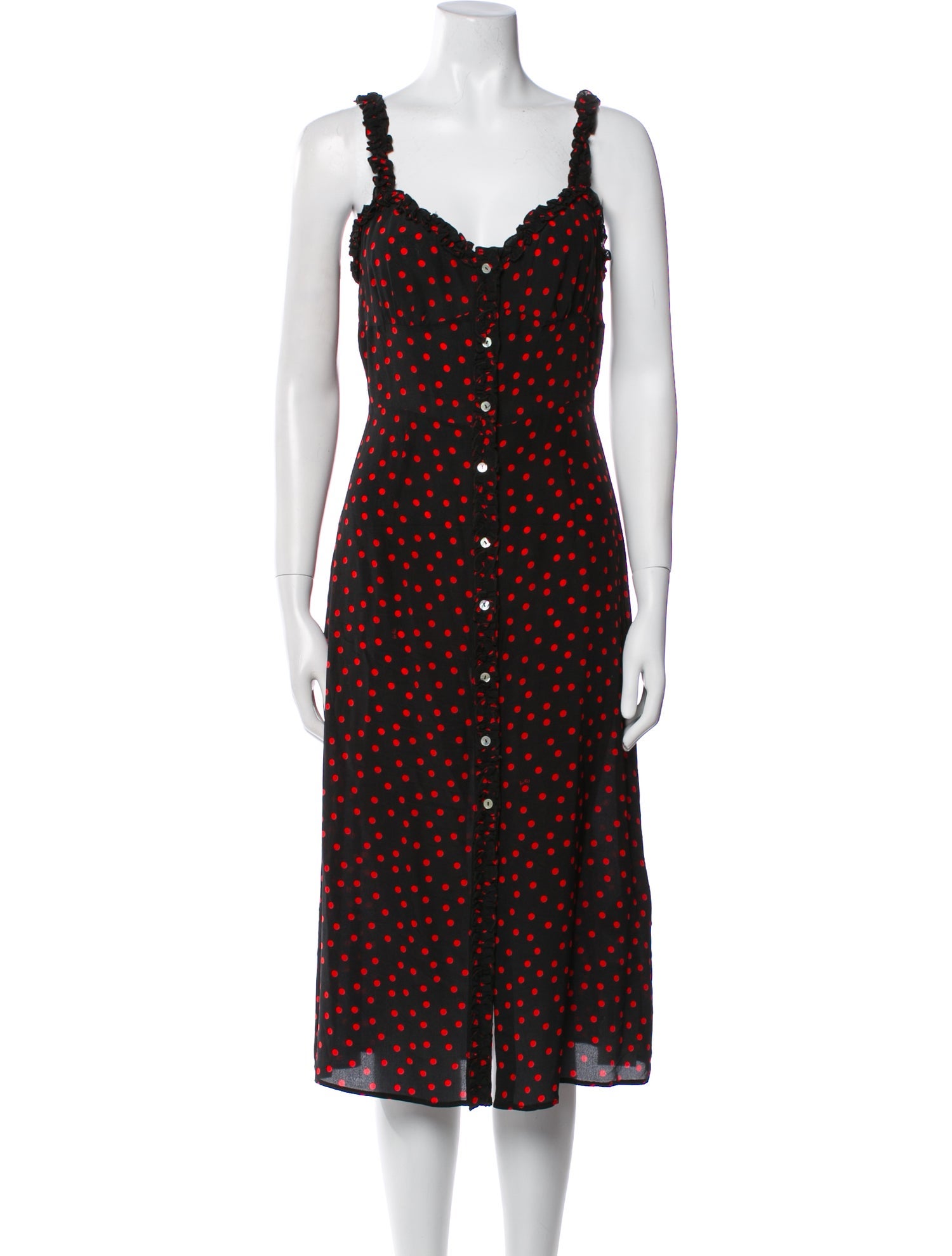 Réalisation Par Silk Midi Length Dress