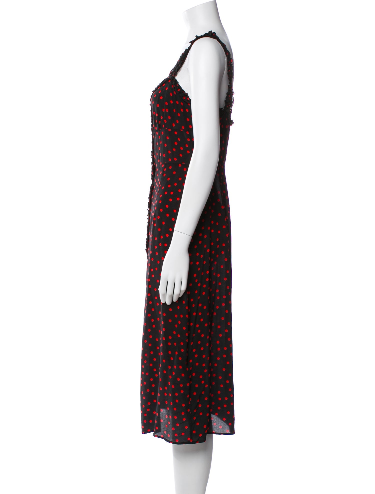 Réalisation Par Silk Midi Length Dress