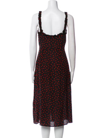 Réalisation Par Silk Midi Length Dress