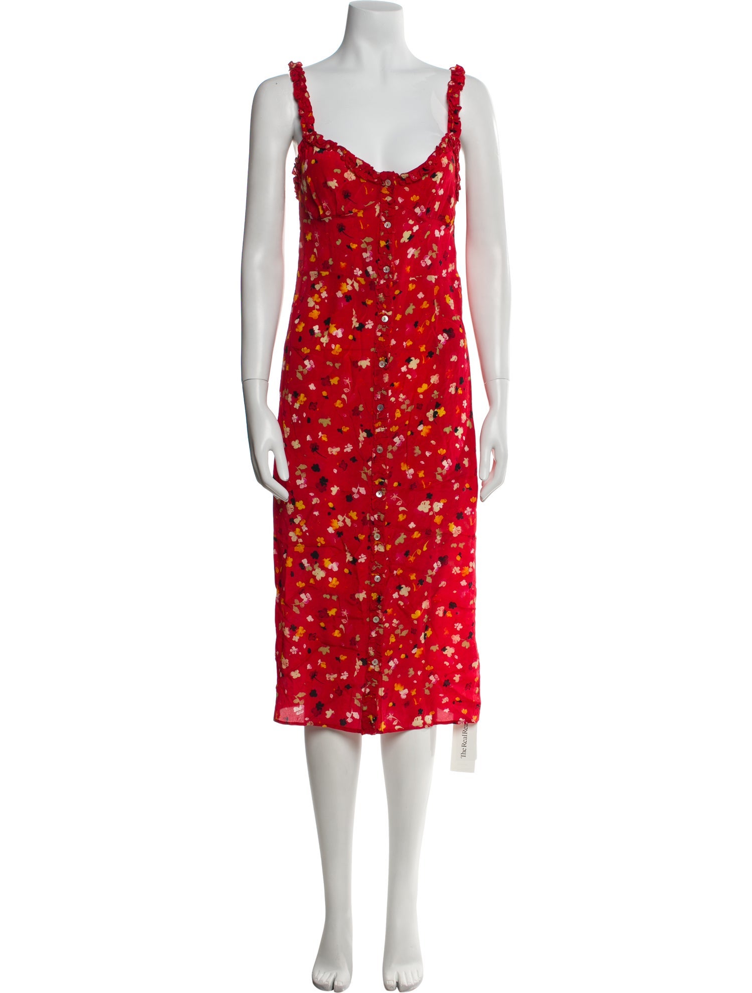 Réalisation Par Silk Midi Length Dress