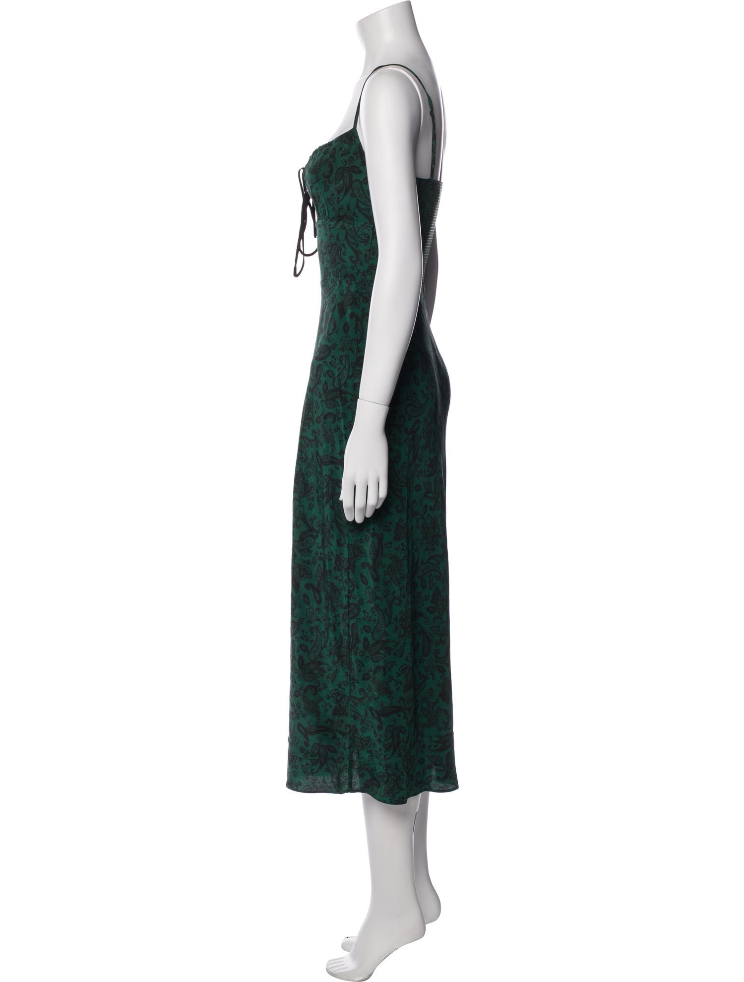 Réalisation Par Silk Knee-Length Dress