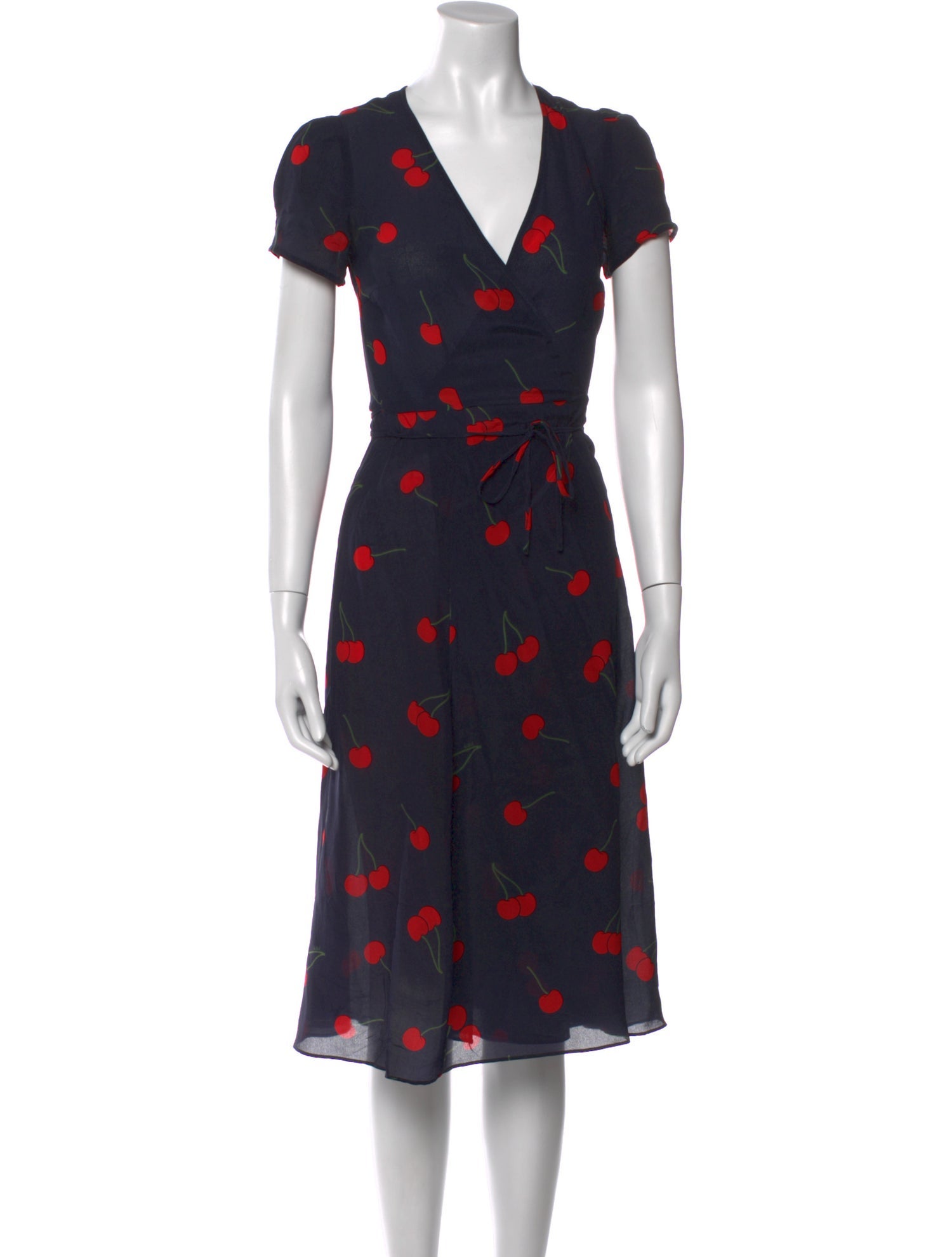 Réalisation Par Silk Midi Length Dress