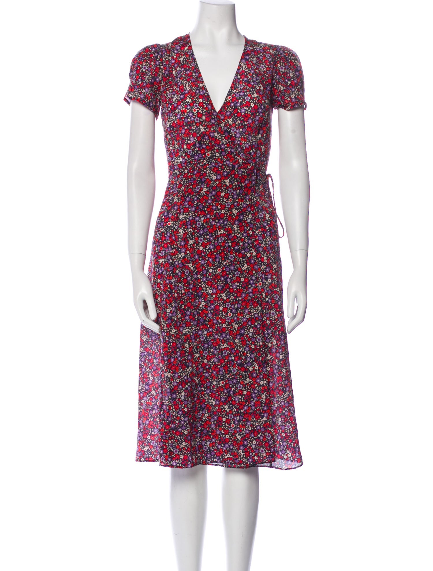 Réalisation Par Silk Knee-Length Dress