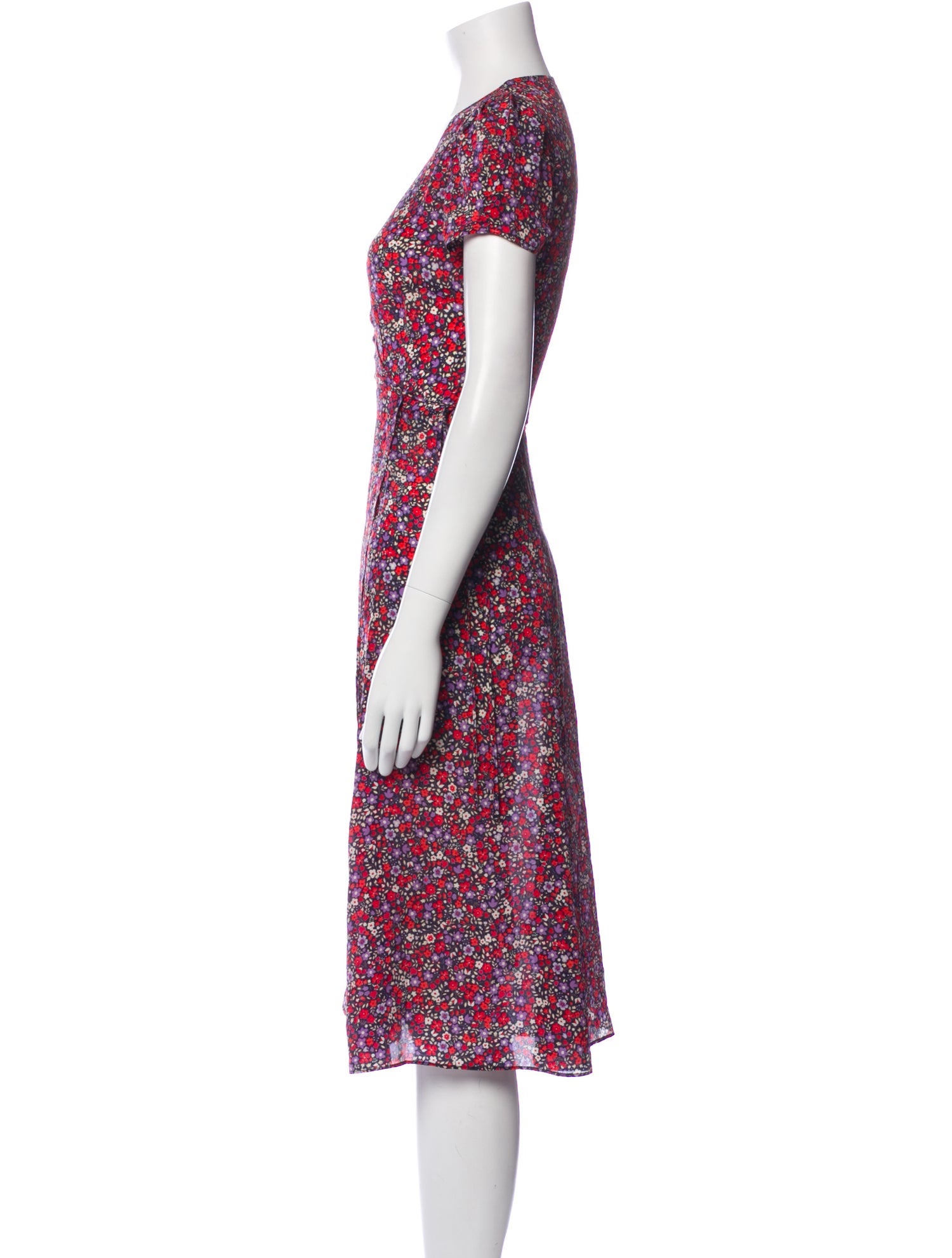 Réalisation Par Silk Knee-Length Dress