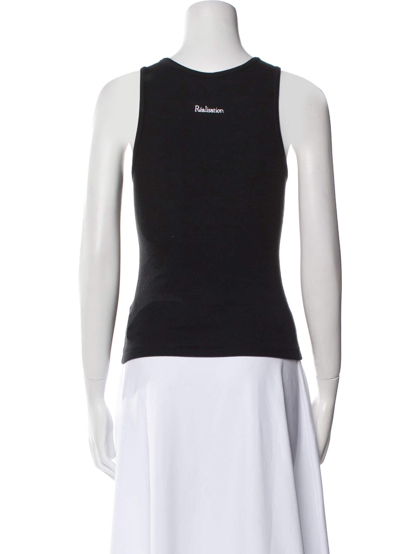 Réalisation Par Scoop Neck Sleeveless Top